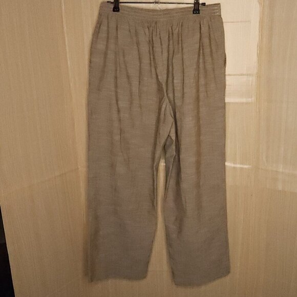 Alfred Dunner Petite Tan Elastic Waist Pants 14P - Picture 4 of 9